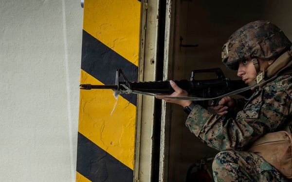 U.S. Marines train during Combat Lifesaver Course