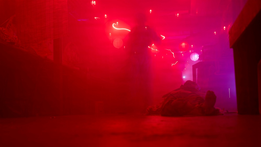 U.S. Marines participate in Combat Lifesaver Course culminating event