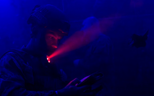 U.S. Marines participate in Combat Lifesaver Course culminating event