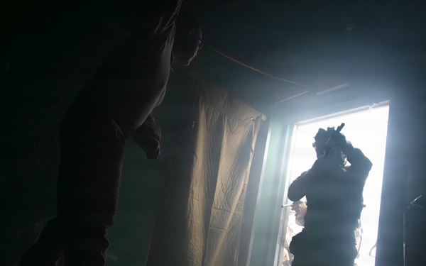 U.S. Marines participate in Combat Lifesaver Course culminating event