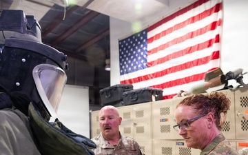 302nd AW leadership visits deployed Reservists