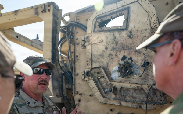 302nd AW leadership visits deployed Reservists