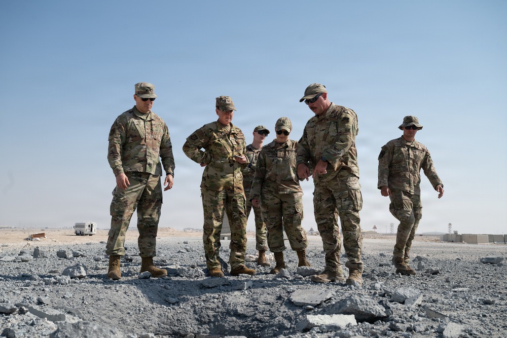 302nd AW leadership visits deployed Reservists