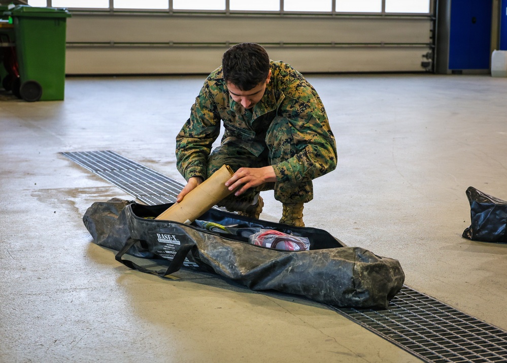 2nd Distribution Support Battalion Marines Prepare Prepositioned Equipment for Cold Response 26