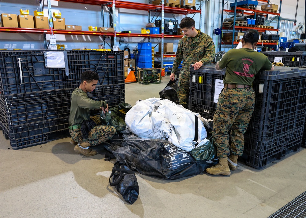 2nd Distribution Support Battalion Marines Prepare Prepositioned Equipment for Cold Response 26