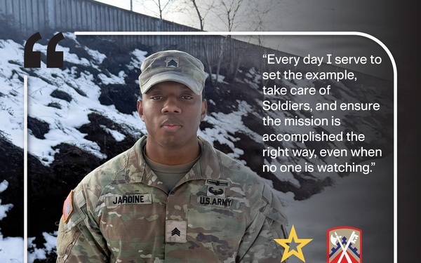 21st TSC Hero of the Week, Sgt. Chylon Jardine