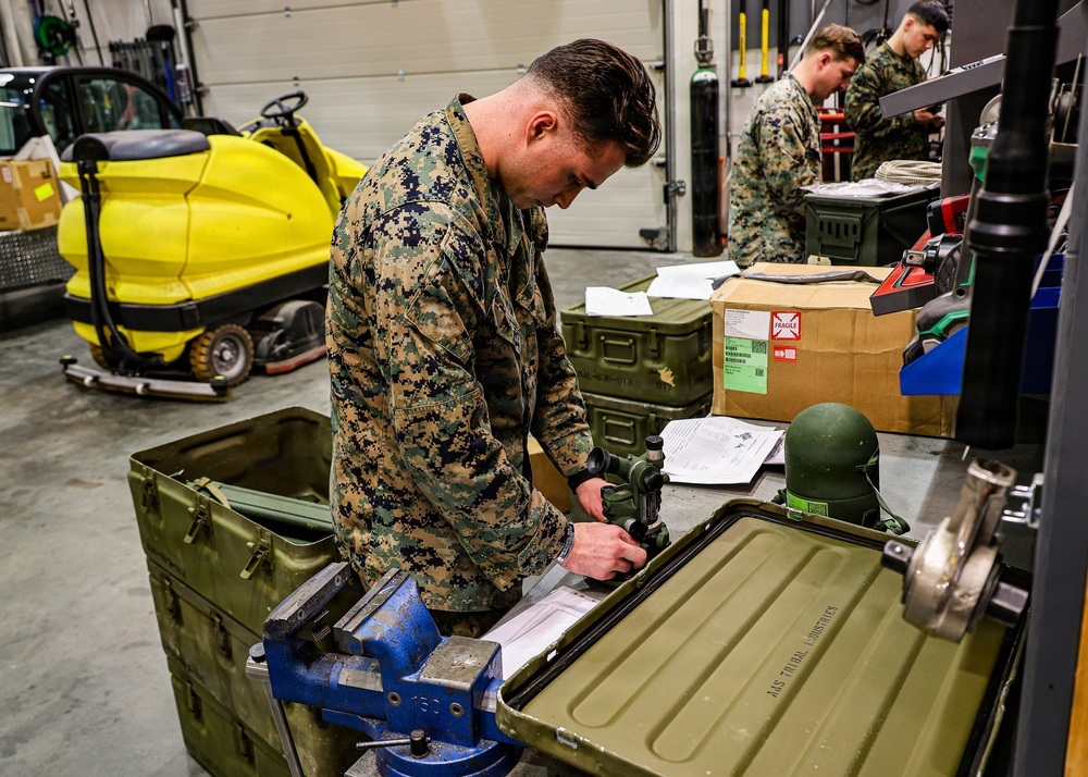 Marines Conduct Joint Limited Technical Inspections on Prepositioned Equipment Ahead of Cold Response 26