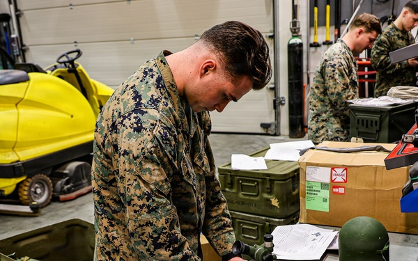 Marines Conduct Joint Limited Technical Inspections on Prepositioned Equipment Ahead of Cold Response 26