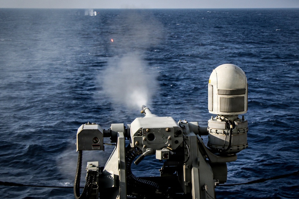 Frank E. Petersen Jr. conducts live-fire exercise