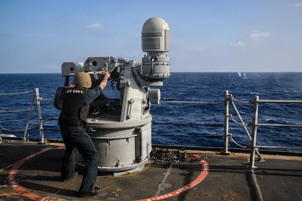 Frank E. Petersen Jr. conducts live-fire exercise