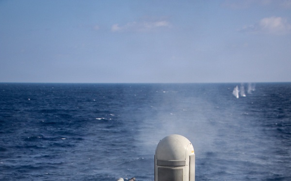 Frank E. Petersen Jr. conducts live-fire exercise