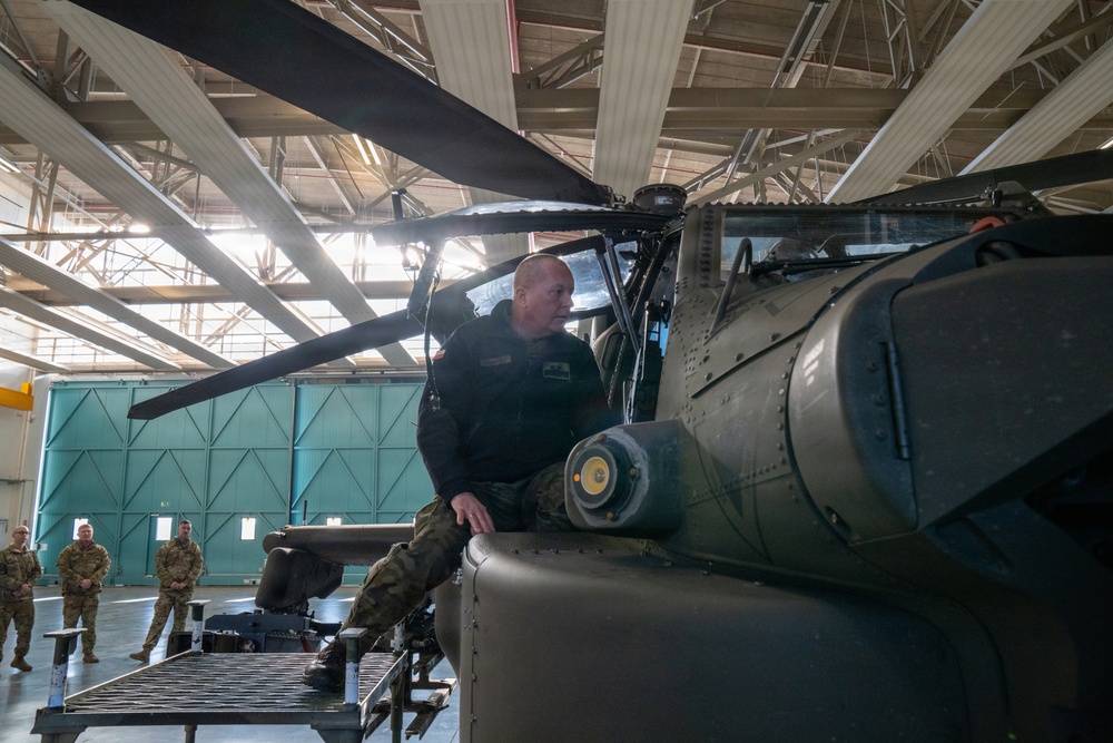 Strengthening NATO Ties: Polish Major General. Maciej Jabłoński Visits 12th CAB at Katterbach