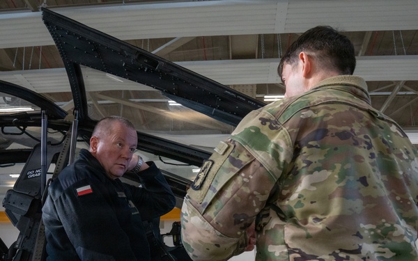 Strengthening NATO Ties: Polish Major General. Maciej Jabłoński Visits 12th CAB at Katterbach
