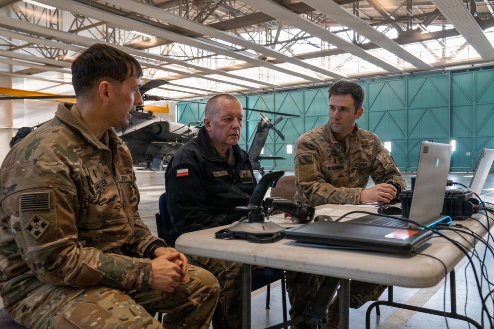 Strengthening NATO Ties: Polish Major General. Maciej Jabłoński Visits 12th CAB at Katterbach