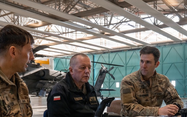 Strengthening NATO Ties: Polish Major General. Maciej Jabłoński Visits 12th CAB at Katterbach