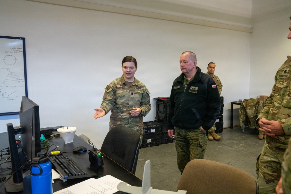 Strengthening NATO Ties: Polish Major General. Maciej Jabłoński Visits 12th CAB at Katterbach