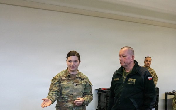 Strengthening NATO Ties: Polish Major General. Maciej Jabłoński Visits 12th CAB at Katterbach