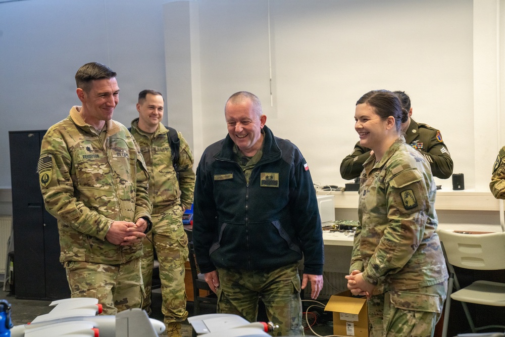 Strengthening NATO Ties: Polish Major General. Maciej Jabłoński Visits 12th CAB at Katterbach