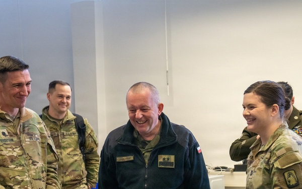 Strengthening NATO Ties: Polish Major General. Maciej Jabłoński Visits 12th CAB at Katterbach