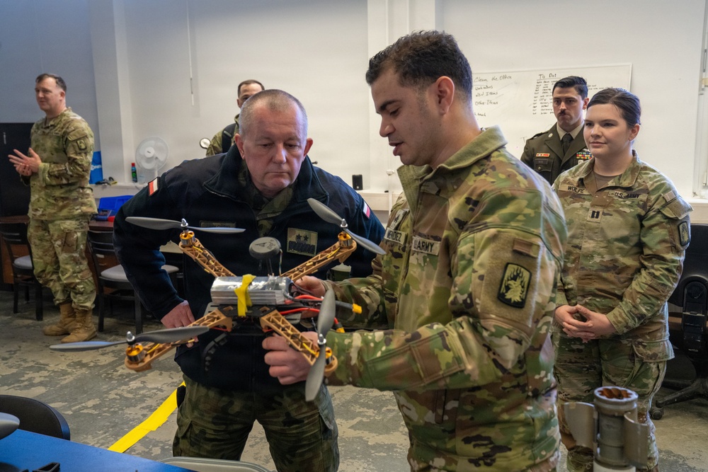Strengthening NATO Ties: Polish Major General. Maciej Jabłoński Visits 12th CAB at Katterbach