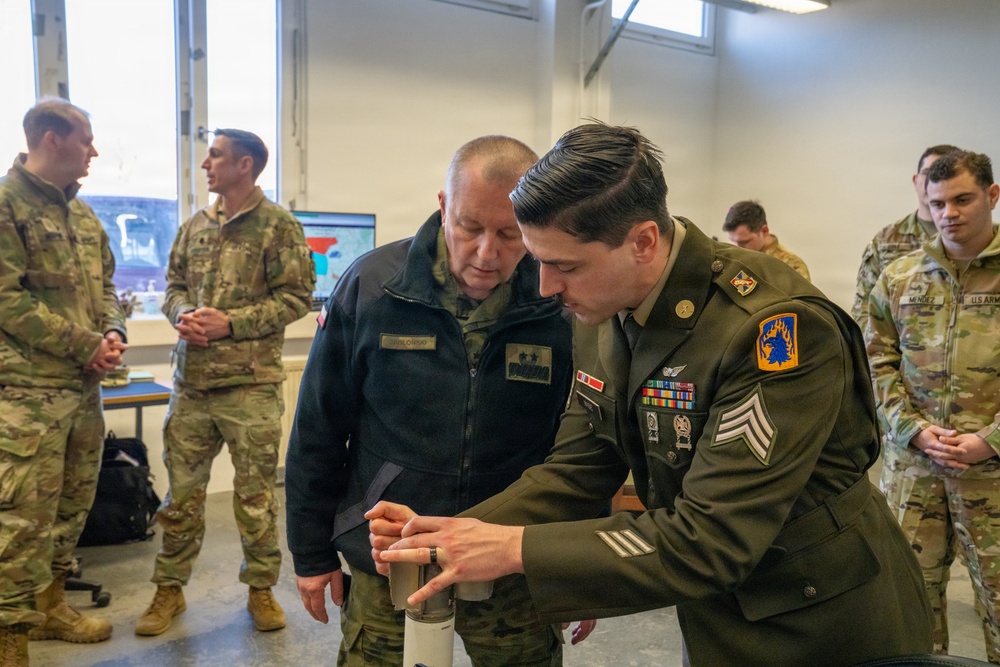 Strengthening NATO Ties: Polish Major General. Maciej Jabłoński Visits 12th CAB at Katterbach