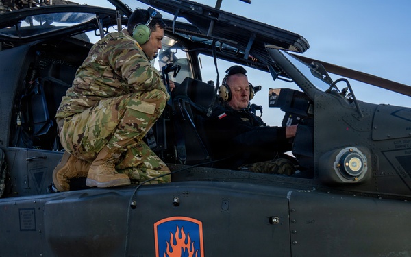 Strengthening NATO Ties: Polish Major General. Maciej Jabłoński Visits 12th CAB at Katterbach
