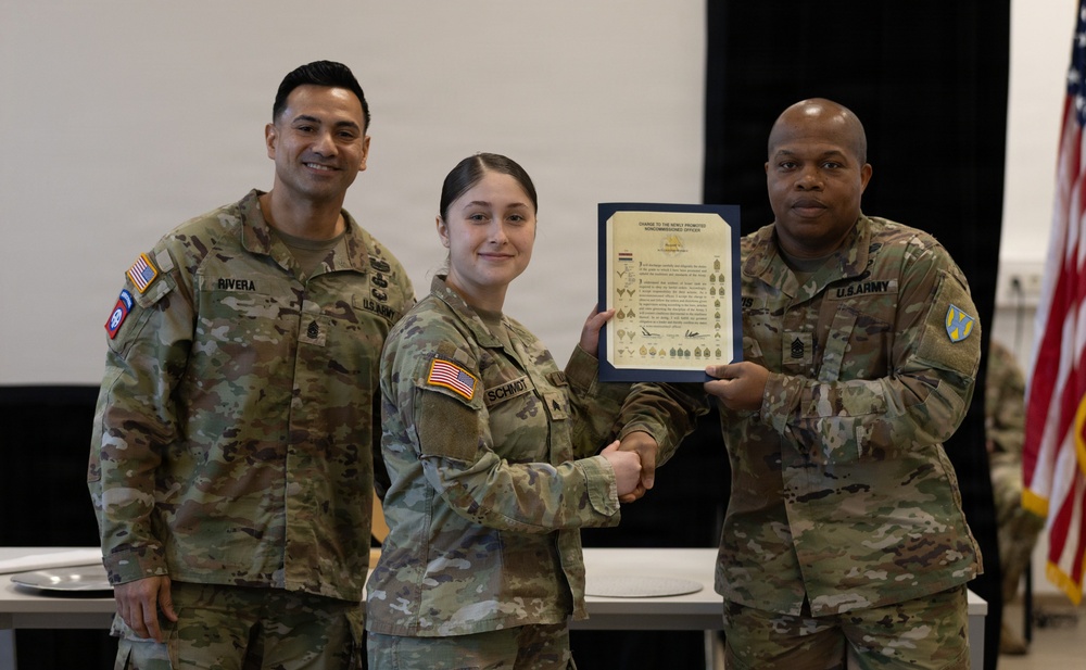 21st TSC NCO Induction Ceremony