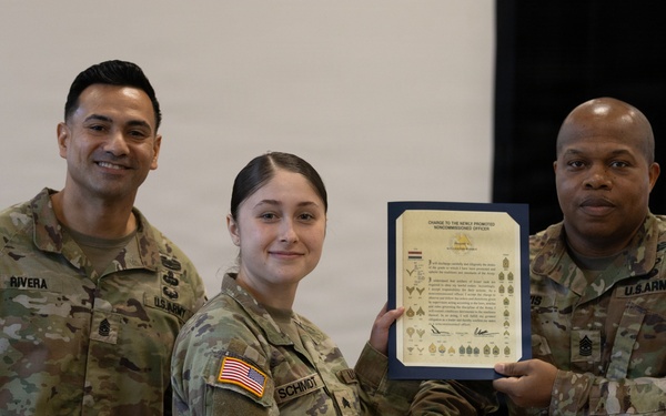 21st TSC NCO Induction Ceremony