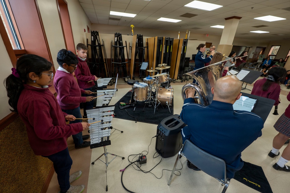 Air Force Band enriches local community