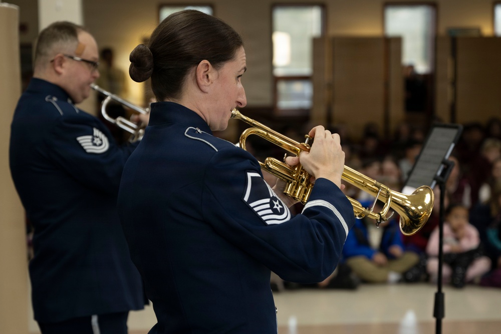 Air Force Band enriches local community