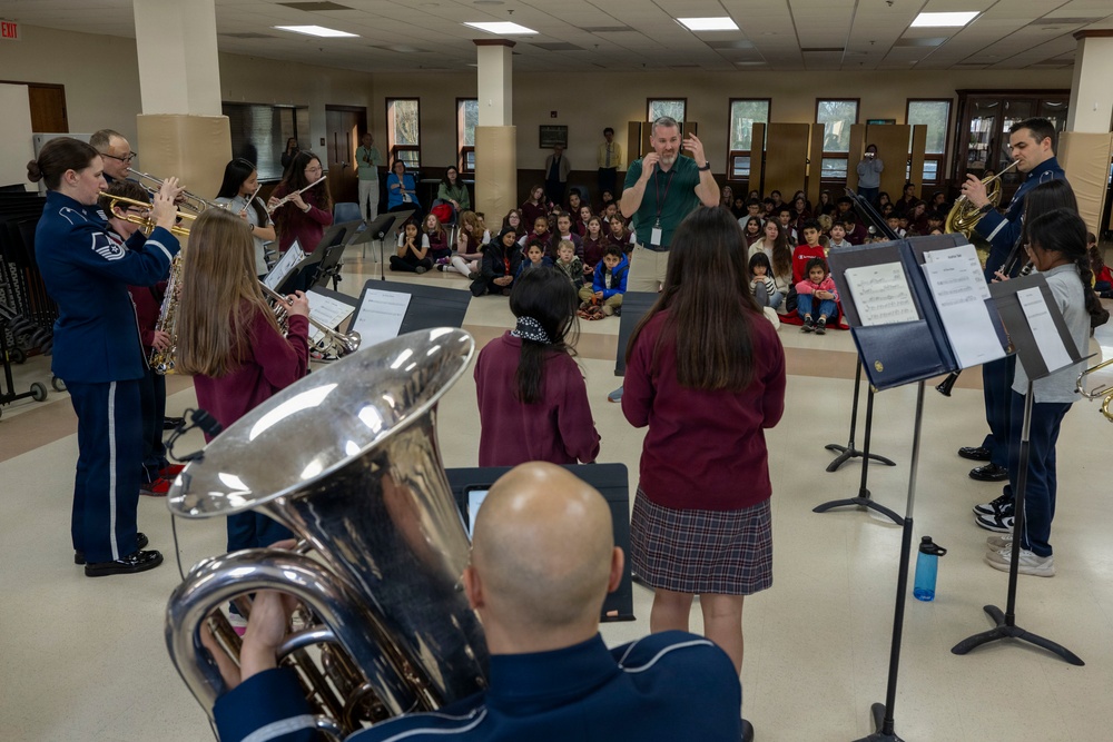 Air Force Band enriches local community