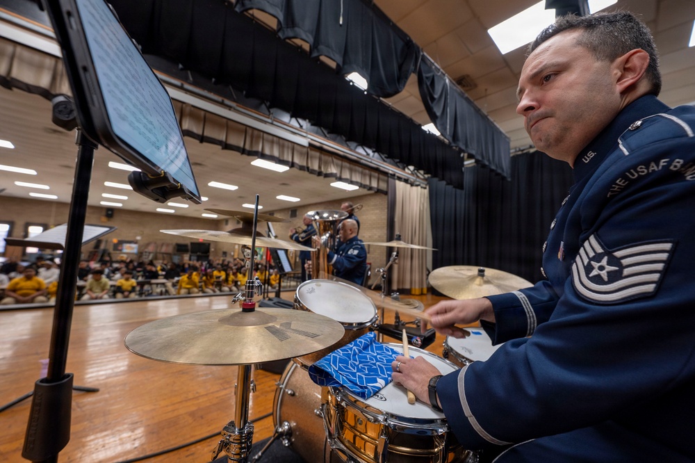 Air Force Band enriches local community