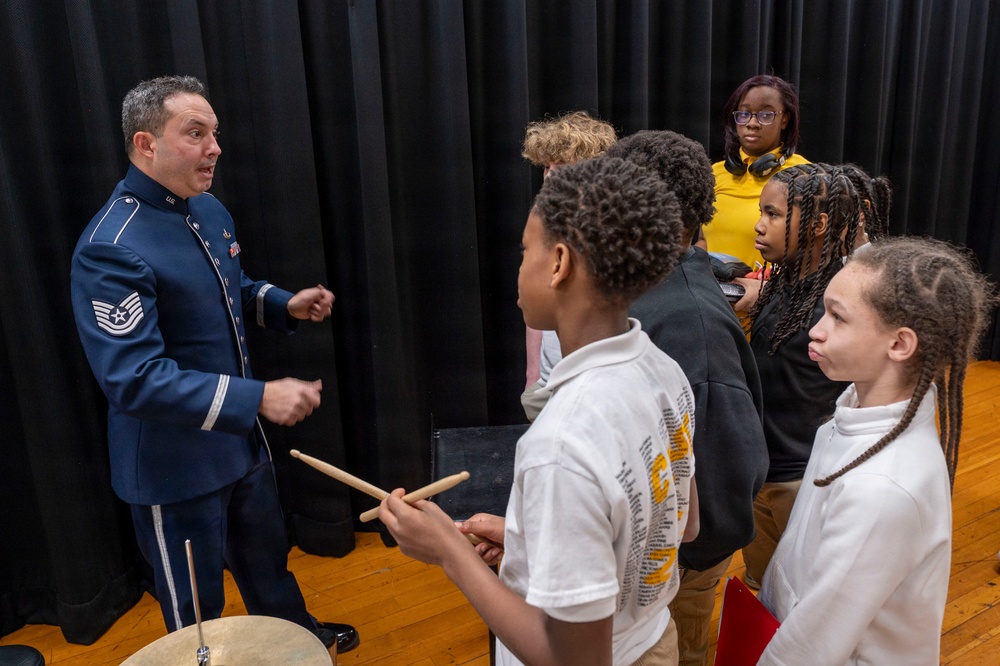 Air Force Band enriches local community