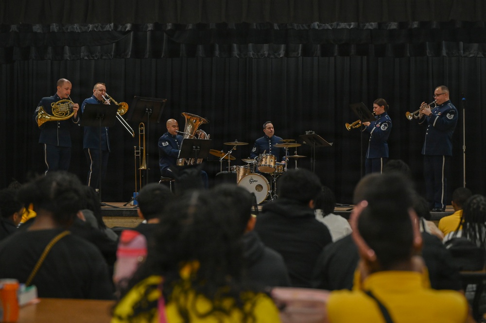 Air Force Band enriches local community