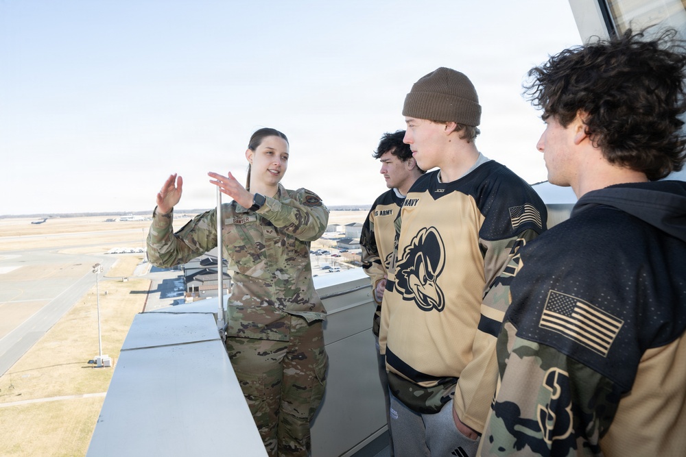 UD Blue Hens visit Dover AFB