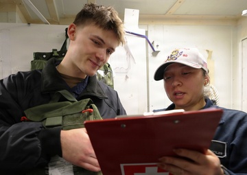 USS Roosevelt (DDG 80) Conducts MTT Drill in the Mediterranean Sea