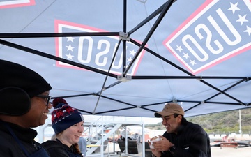 USO Hosts Morning Coffee for USS Roosevelt (DDG 80) Deployed Sailors