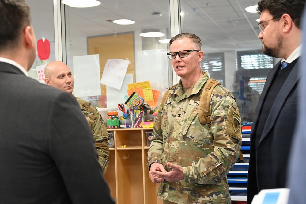 Department of War officials visit USAG Stuttgart