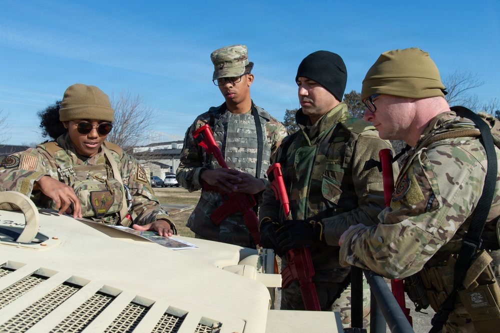 436th CES conducts tactical convoy operations exercise