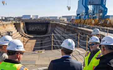 Assistant Secretary of the Navy for Energy, Installations, and Environment Visits NNSY and NSA-Portsmouth