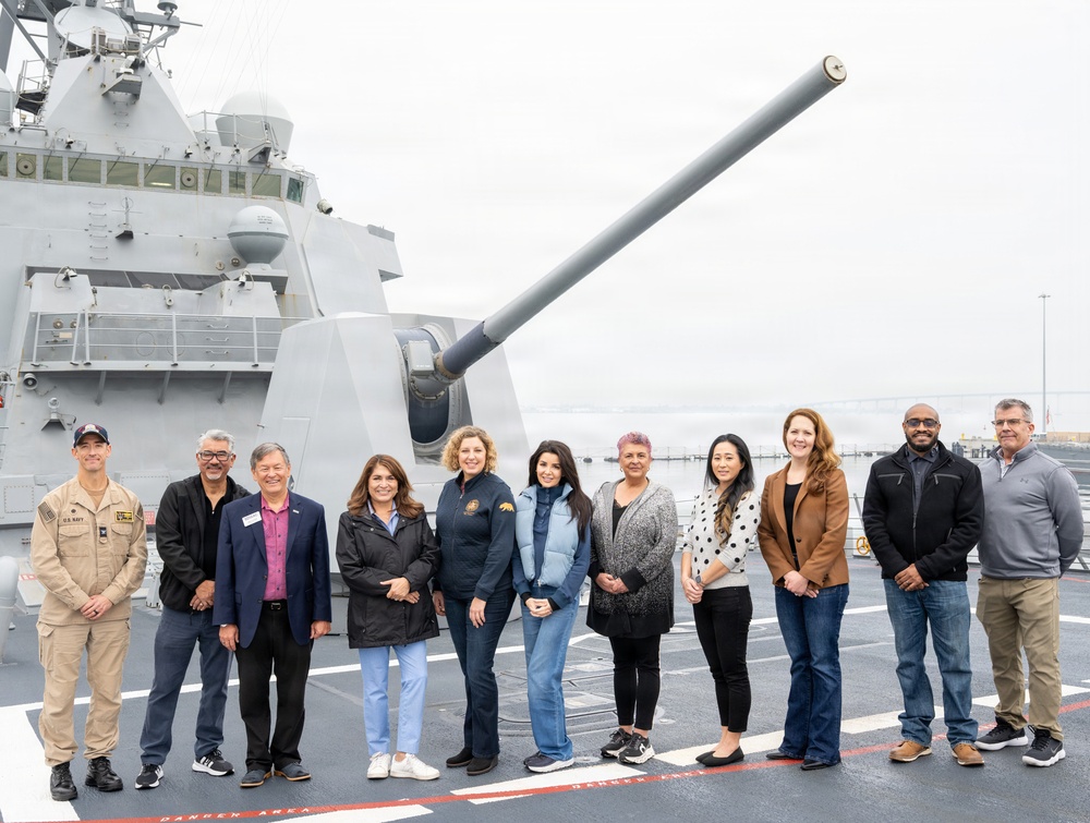 State Legislative Visits Naval Base San Diego