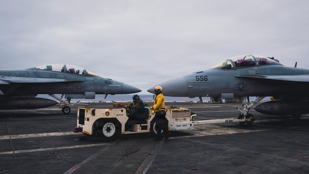 USS Theodore Roosevelt Conducts Flight Operations