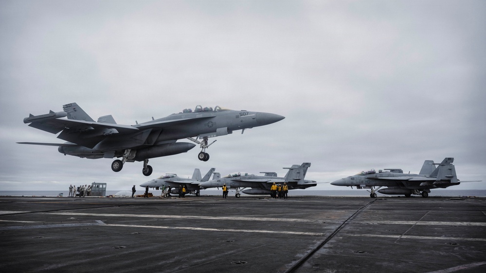 USS Theodore Roosevelt Conducts Flight Operations