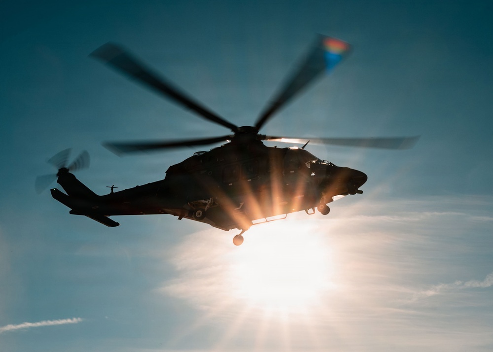 37th and 40th Helicopter Squadrons Conduct Flight Operations