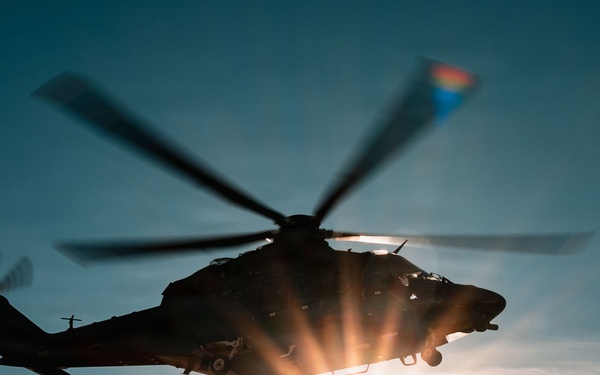 37th and 40th Helicopter Squadrons Conduct Flight Operations