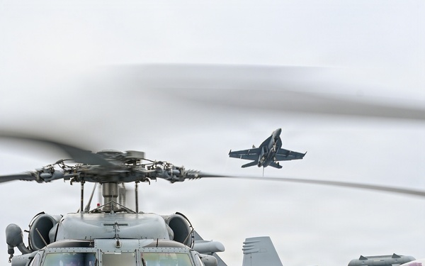 USS Theodore Roosevelt Conducts Flight Operations