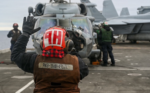 USS Theodore Roosevelt Conducts Flight Operations