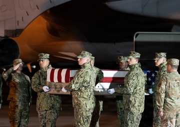 Navy Lt. Erin Crider honored in dignified transfer Jan. 22