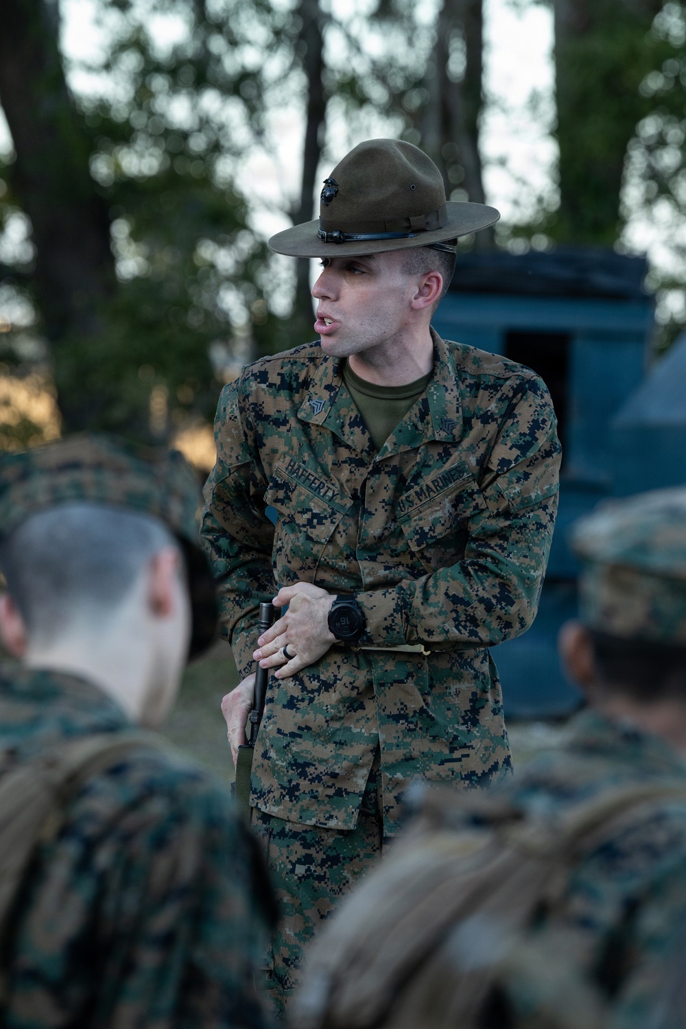 Bravo Company Close Order Drill