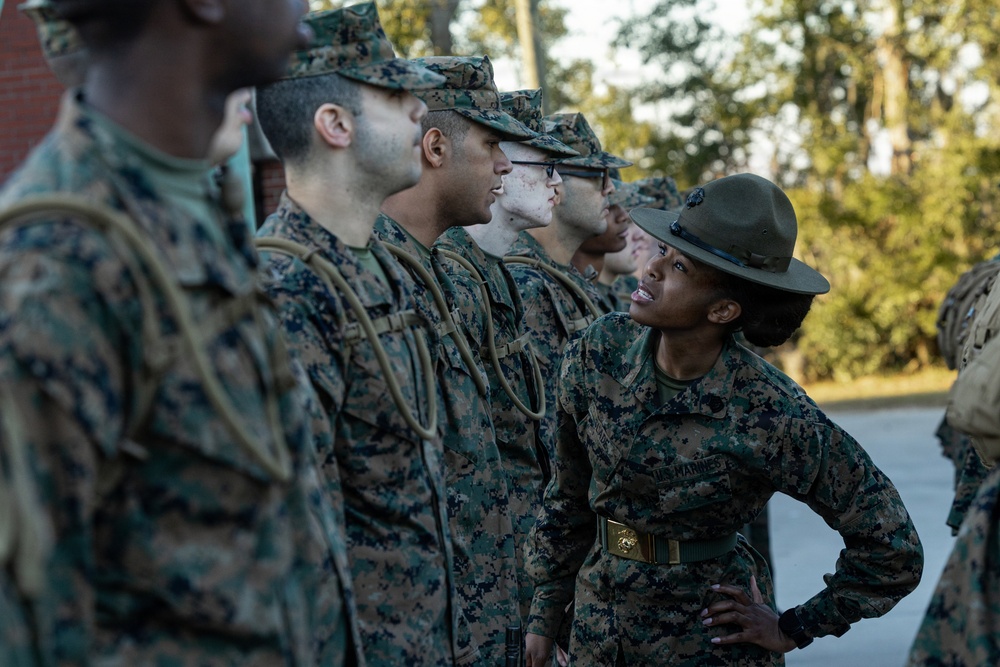 Bravo Company Close Order Drill